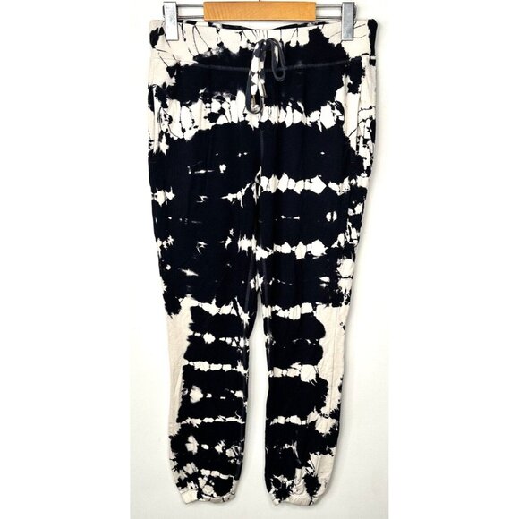 Young Fabulous & Broke Womens Tie Dye Joggers Sweatpants Navy White SIze Small - Picture 1 of 10